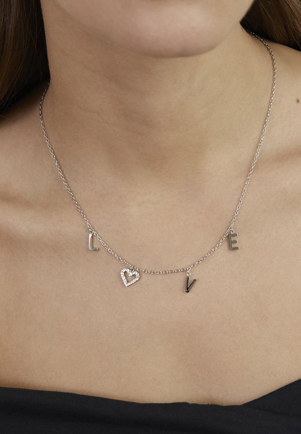 s.Oliver LOVE - Necklace - silver-coloured