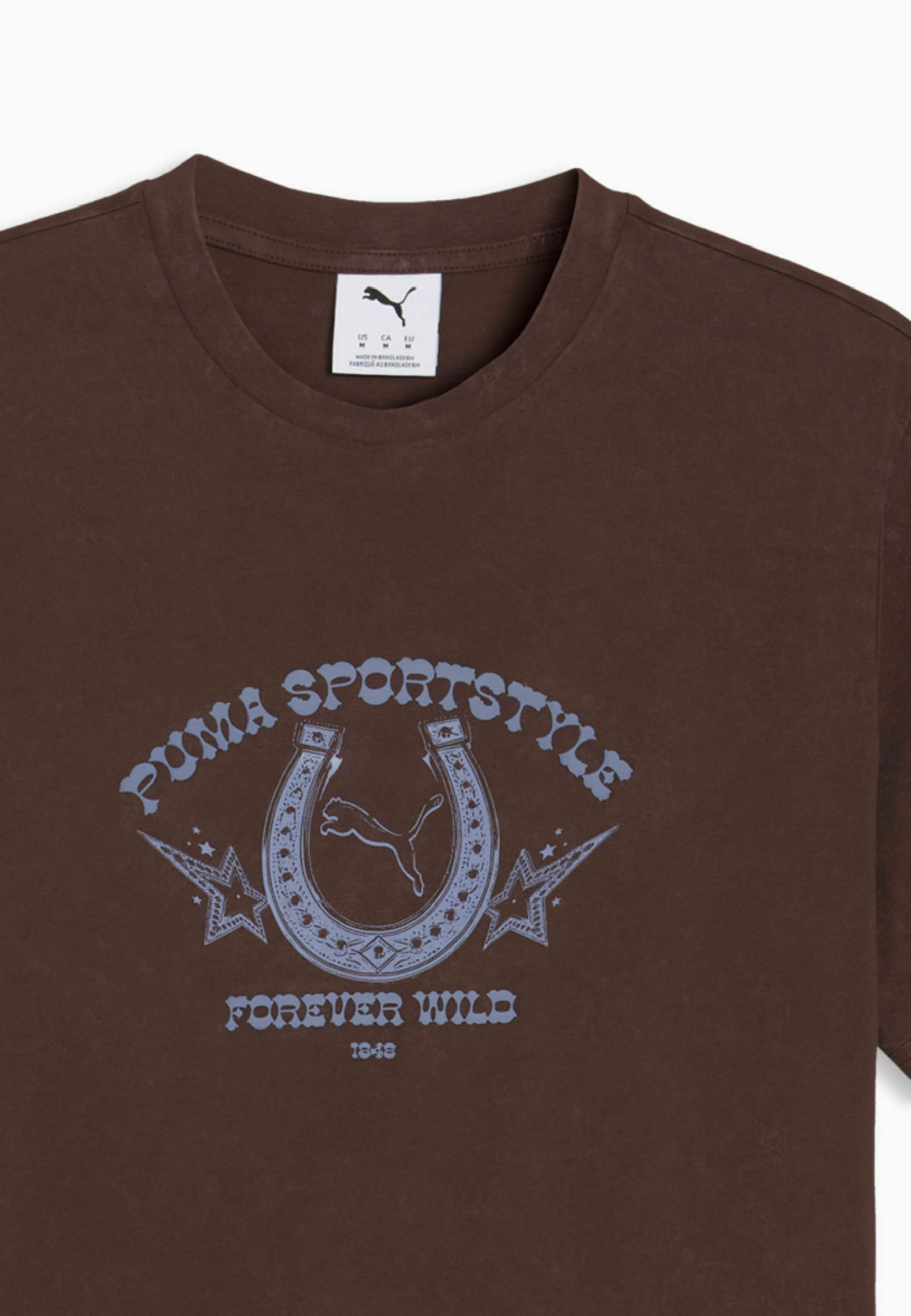 Puma GRAPHIC RETRO WASHED T-SHIRT