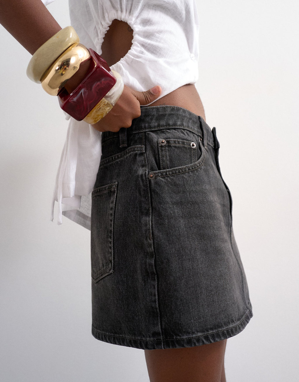 Topshop TSSILJE High rise Mini