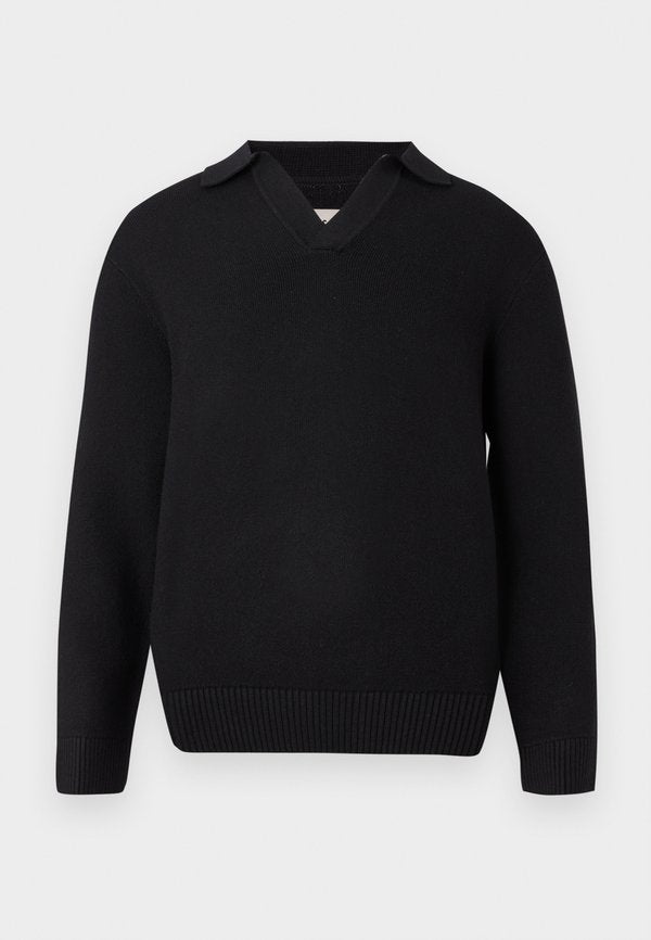 Jack & Jones Knitted Knitted - Long sleeved top - black