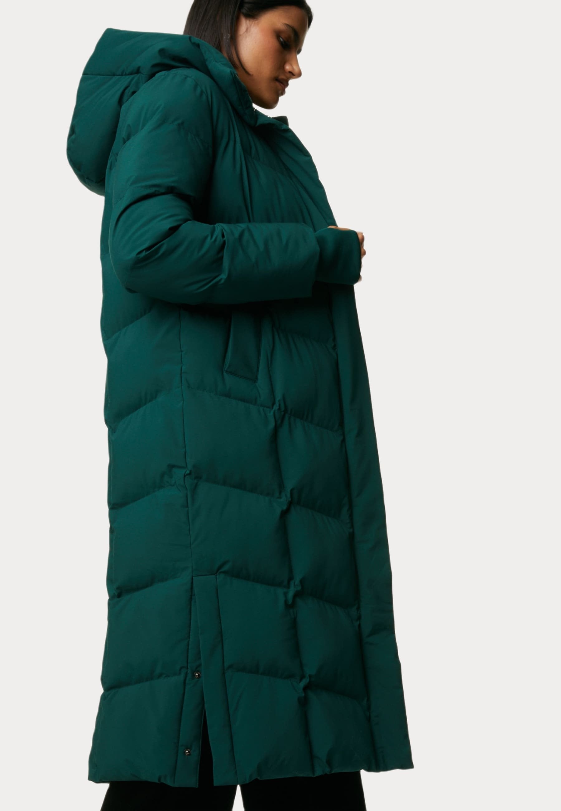 Marks & Spencer THERMOWARMTH HOODED LONGLINE DUVET