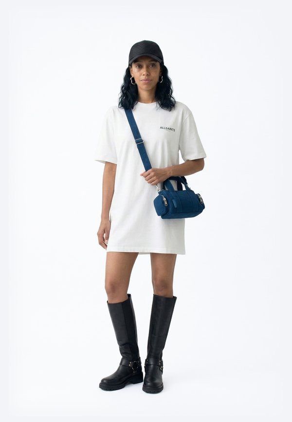 Calvin Klein WEBBING STRAP POCKET BAG - Handbag - ensign blue
