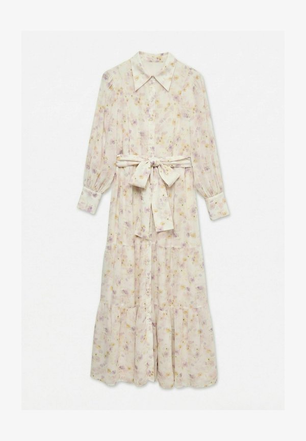 Vero Moda SHIRT DRESS AWTALIHA LONG DRESS - Maxi dress - birch