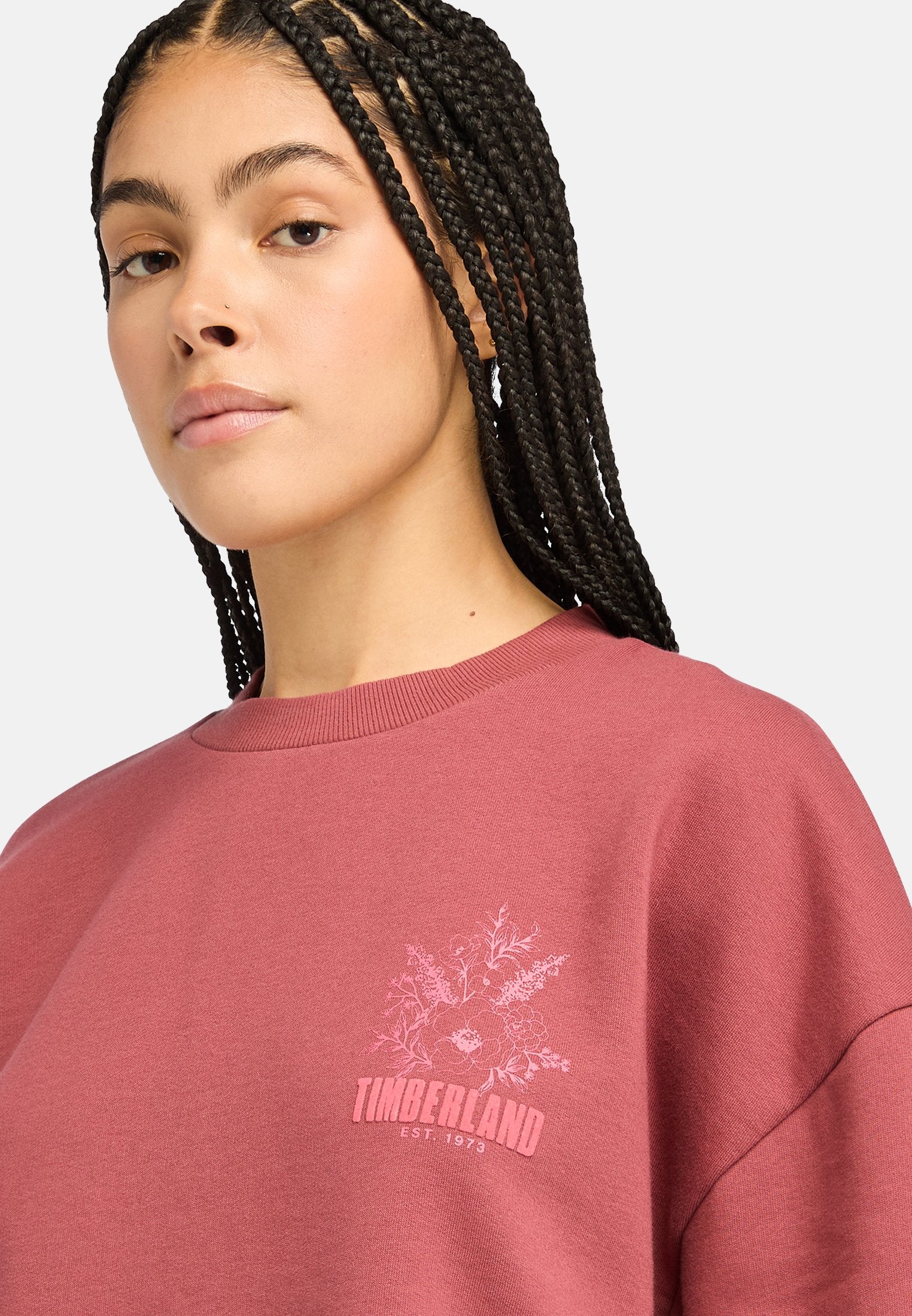 Timberland BRUSHED CHEST GRAPHIC CREW