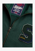 Superdry & Co SUPERDRY VINTAGE ATHLETIC TRACK JACKET.. - Zip-up sweatshirt - enamel green