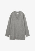 Mango V-NECK - Jumper - grey