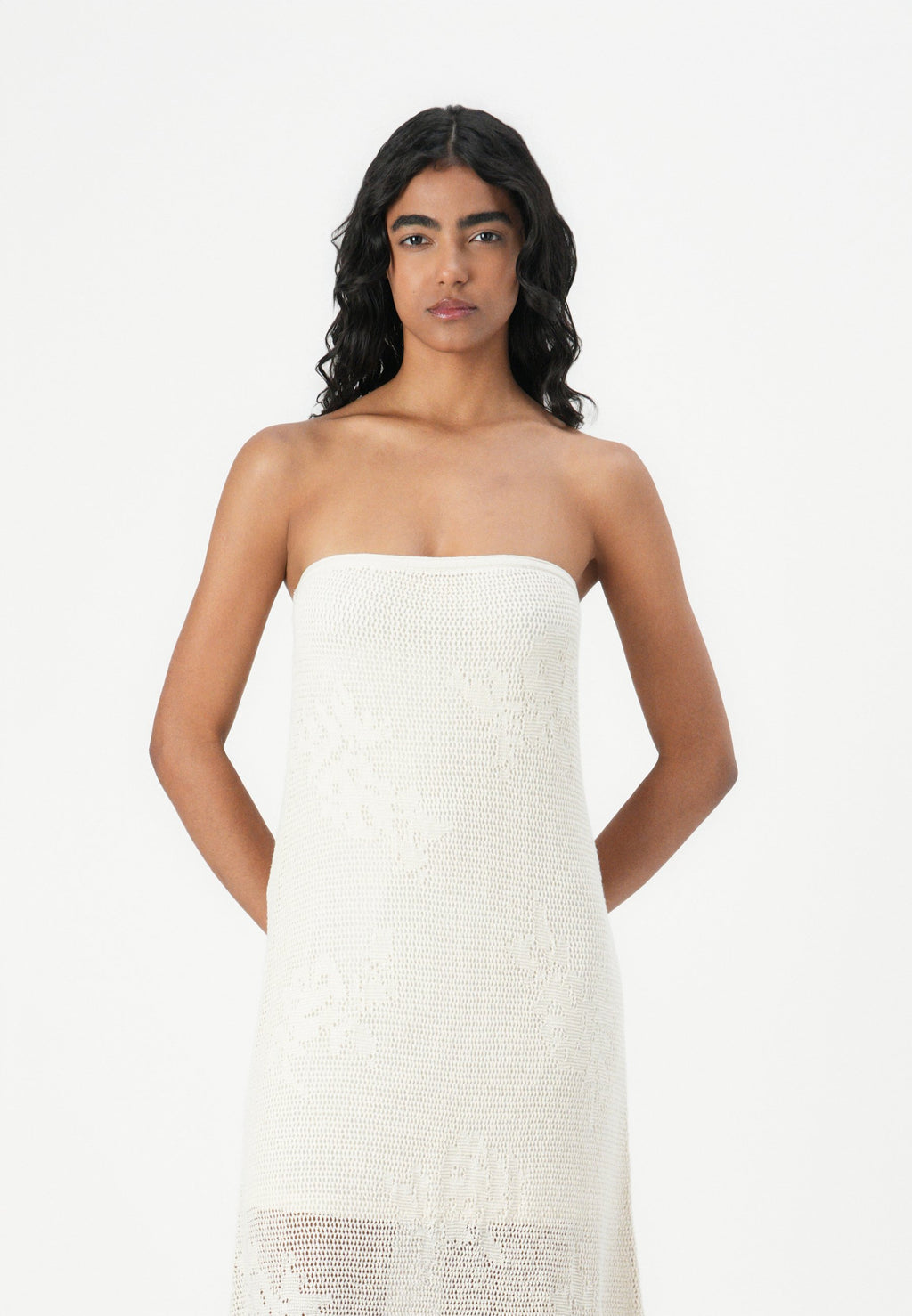 Abercrombie & Fitch STRAPLESS MAXI DRESS