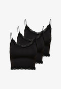 ONLY 3ER PACK - Top - schwarz