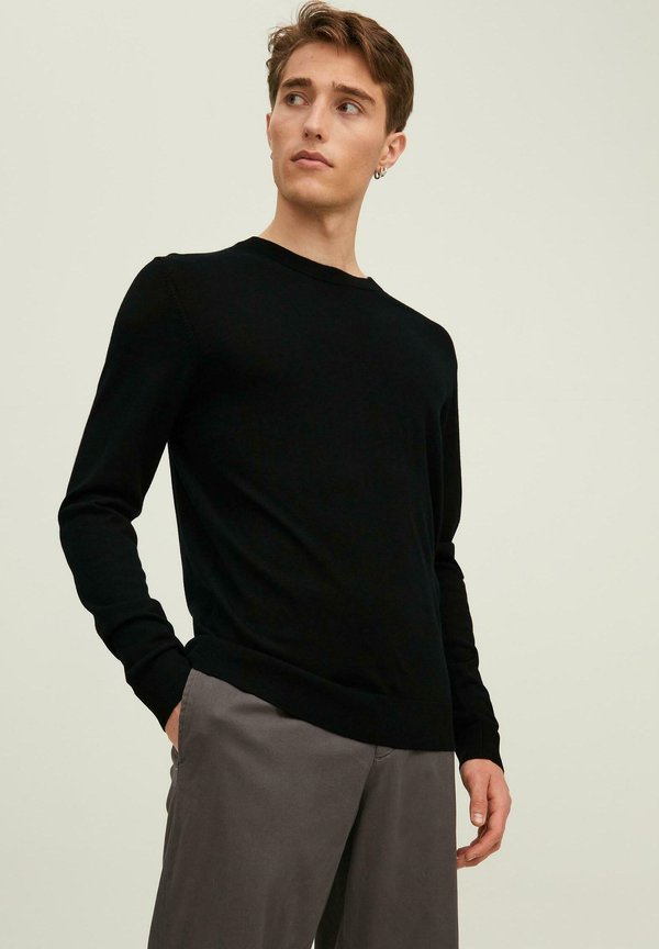 Jack & Jones Knitted Plain Knitted - Jumper - black