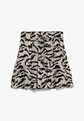 Vero Moda VMMENNY TIE SHORT SKIRT - A-line skirt - silver lining