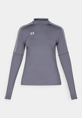 Under Armour CHALLENGER - Long sleeved top - castlerock/white
