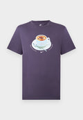 Nike Sportswear TEE CAFE MUG - Print T-shirt - dark raisin