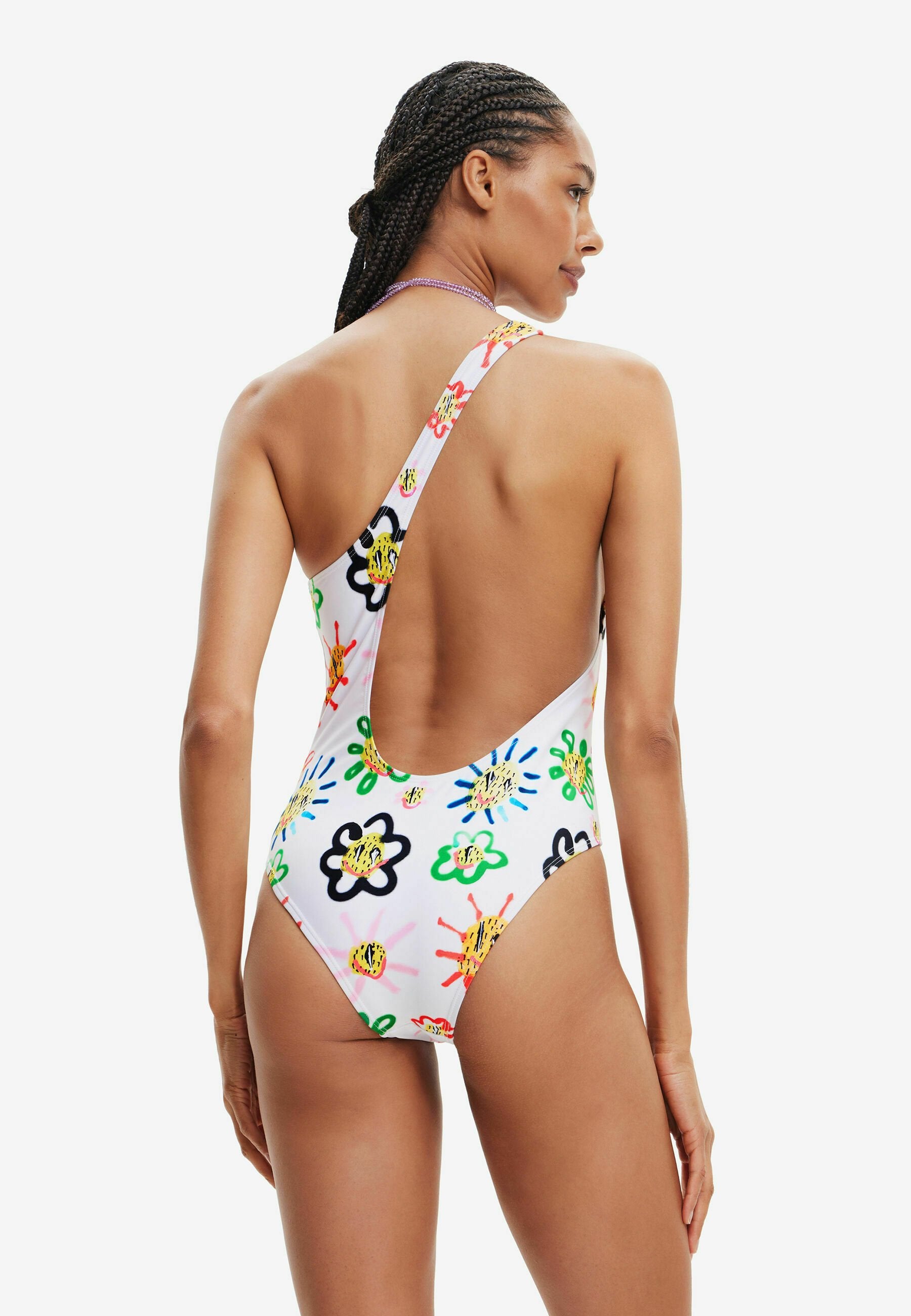 Desigual ASYMMETRIC STRAP SUN SWIMSUIT