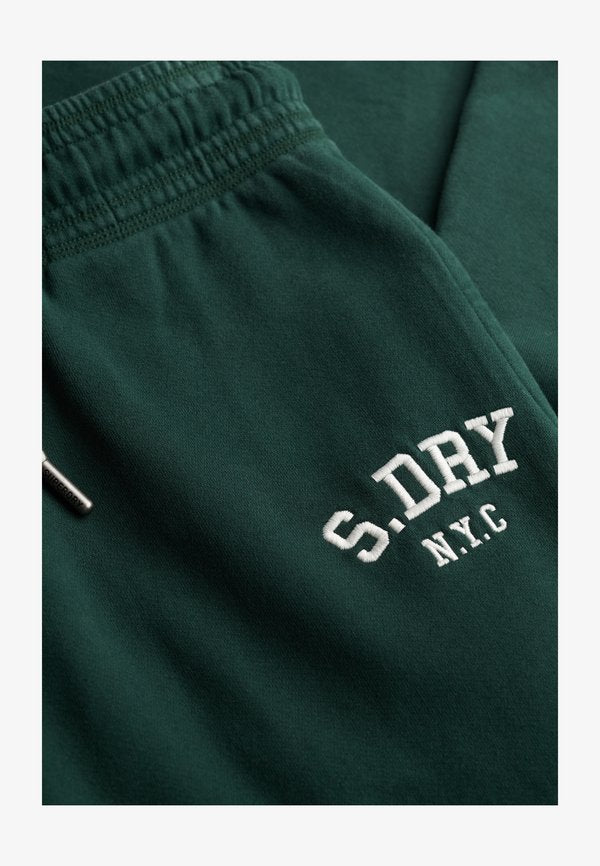 Superdry & Co SUPERDRY ATHLETIC EMBROIDERED FLARE JOGGERS.. - Tracksuit bottoms - enamel green