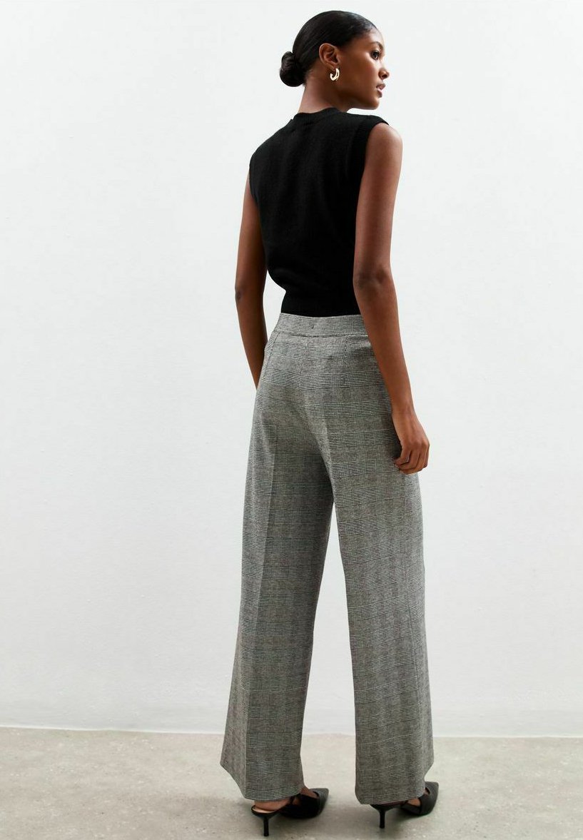 New Look JERSEY CHECKED WIDE LEG