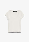 Vero Moda VMCHLOE CS SHORT U-NECK NOOS - Basic T-shirt - snow white