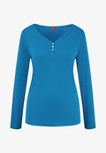 s.Oliver PLAYFUL DREAMS - Pyjama top - petrol