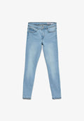 Vero Moda VMTANYA PIPING JEANS - Jeggings - light blue denim