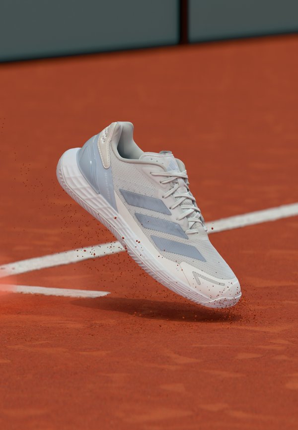 adidas Performance DEFIANT SPEED 2 CLAY - Clay court tennis shoes - footwear white/crystal sky/core black