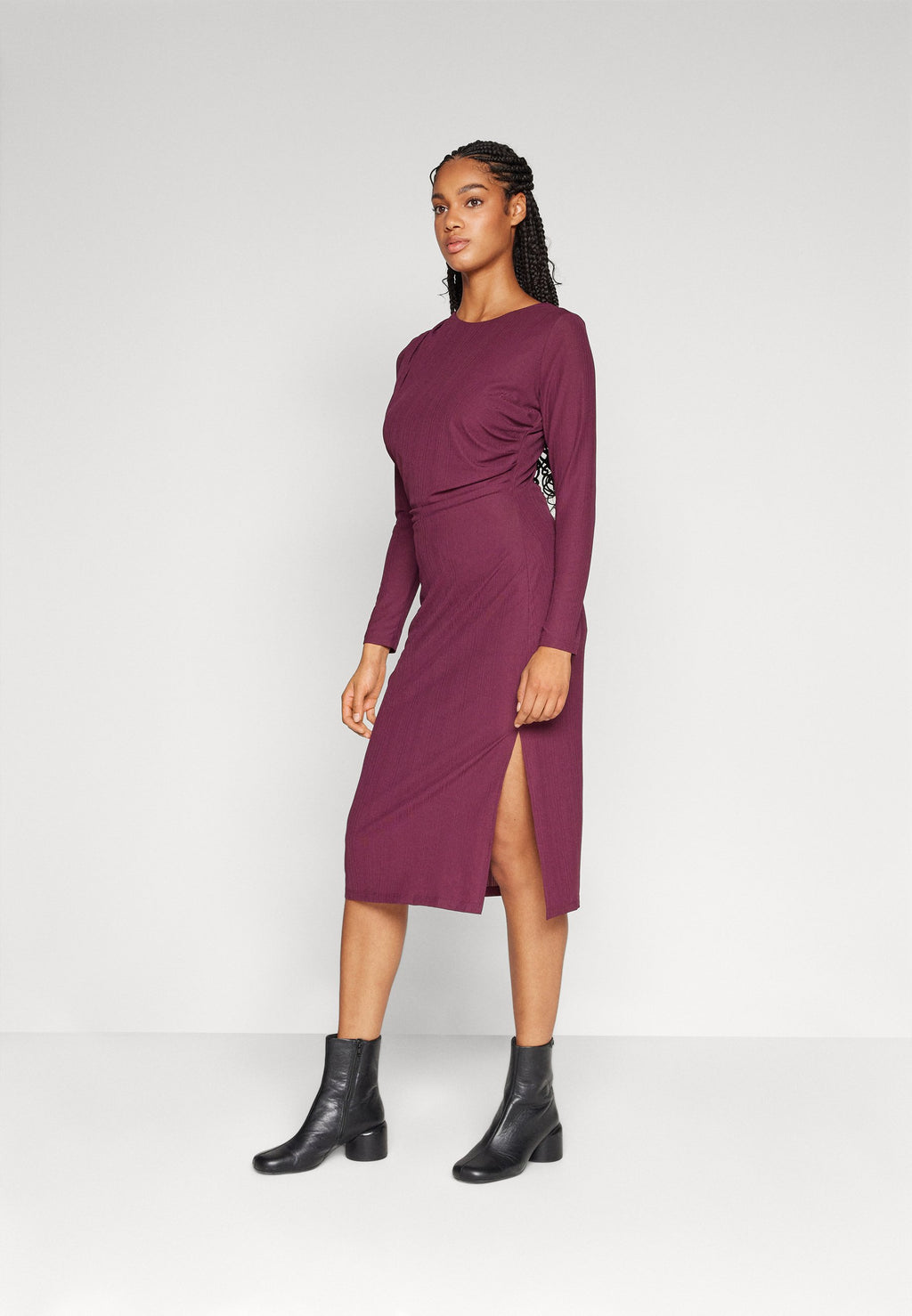 VILA VILUNA PARTINA MIDI SLIT DRESS