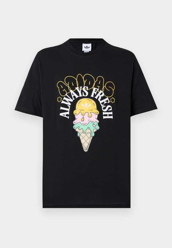 adidas Originals LOOSE GRAPHIC UNISEX - Print T-shirt - black