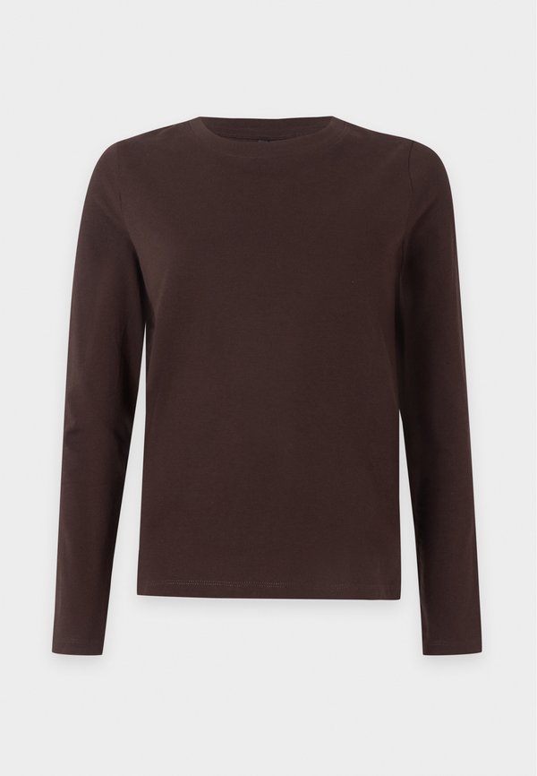 Vero Moda VMPAULINA - Long sleeved top - chocolate torte