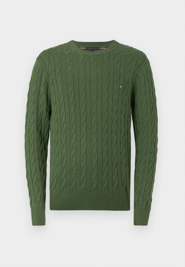 Tommy Hilfiger CLASSIC CABLE CREW NECK  ELEVATED ESSENTIALS