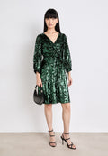 DKNY SEQUIN SURPLICE WRAP
