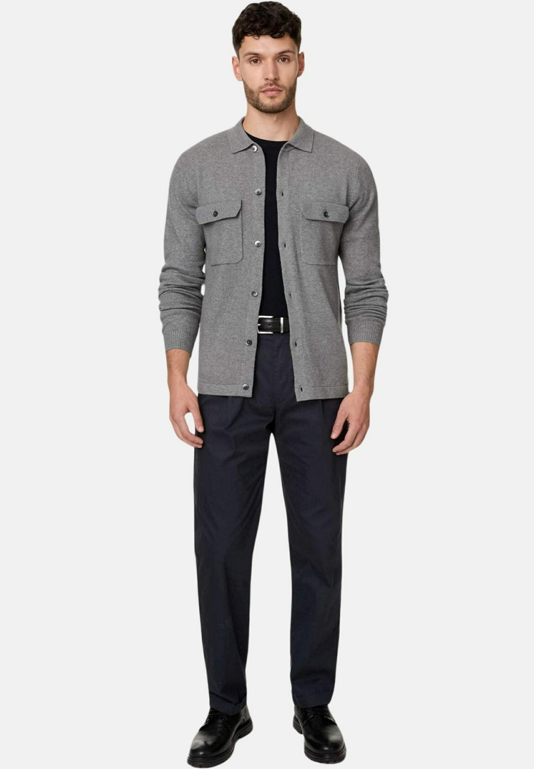 Marks & Spencer Textured Collared Knitted