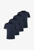 s.Oliver 4ER PACK - Basic T-shirt - dunkelblau