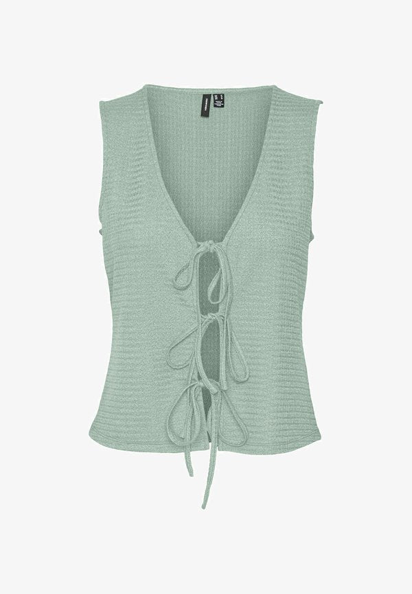 Vero Moda VMMAXINE - Top - silt green