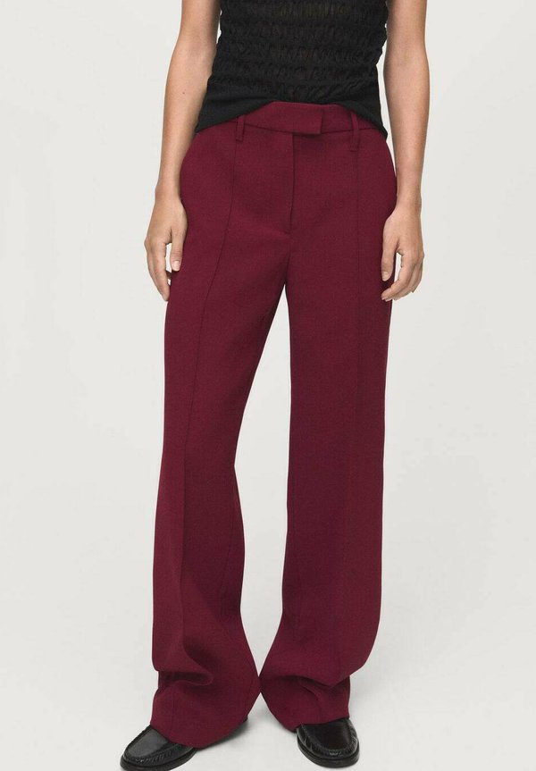 Mango Trousers - bordeaux