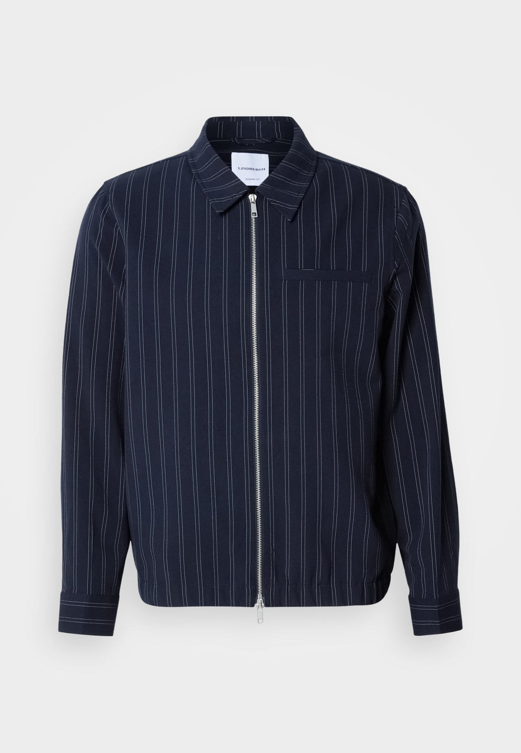 PINSTRIPED OVERSHIRT Media 1