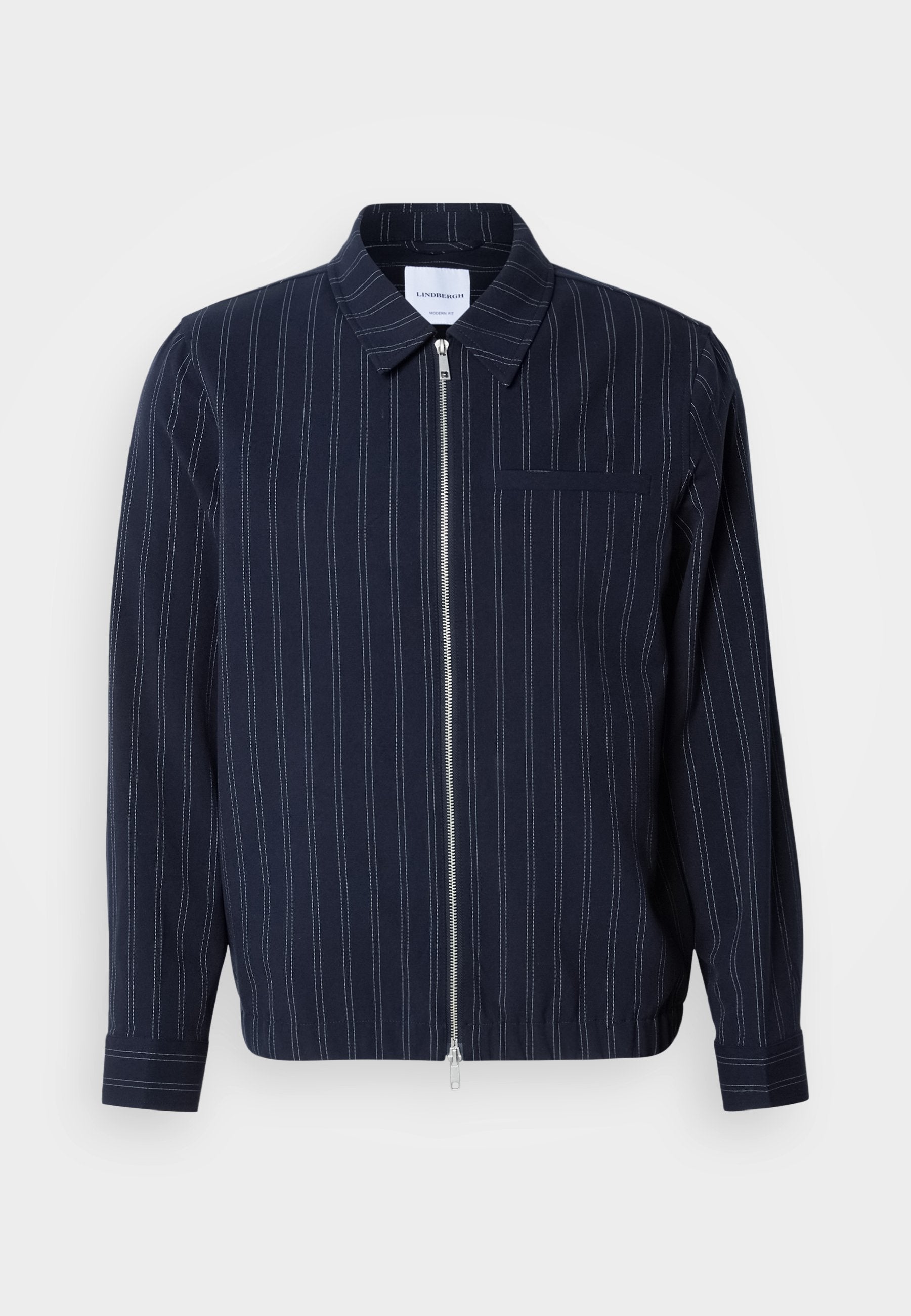 PINSTRIPED OVERSHIRT Media 1
