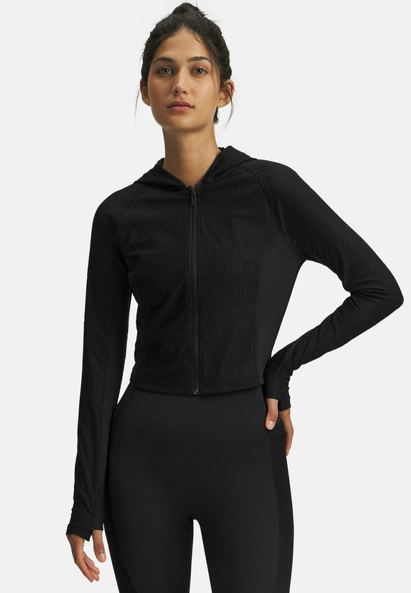 Under Armour HALO JACQUARD KNIT - Cardigan - ultimate black