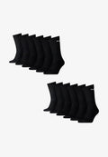 Puma 12 PAIR PACK - Sports socks - black