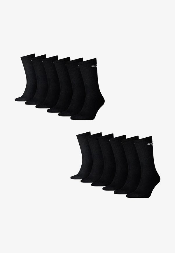 Puma 12 PAIR PACK - Sports socks - black