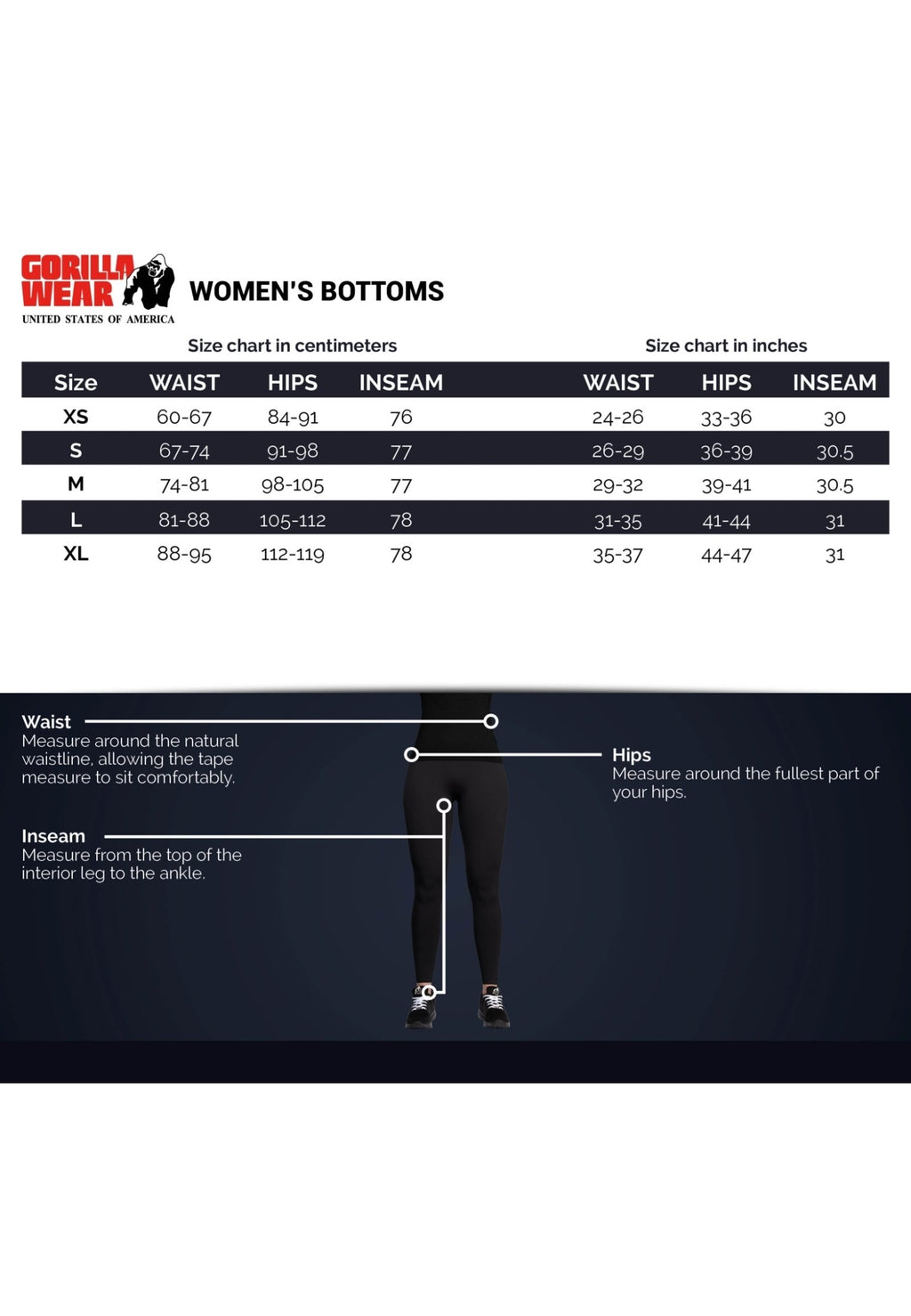 Gorilla Wear SELAH SEAMLESS CYCLING
