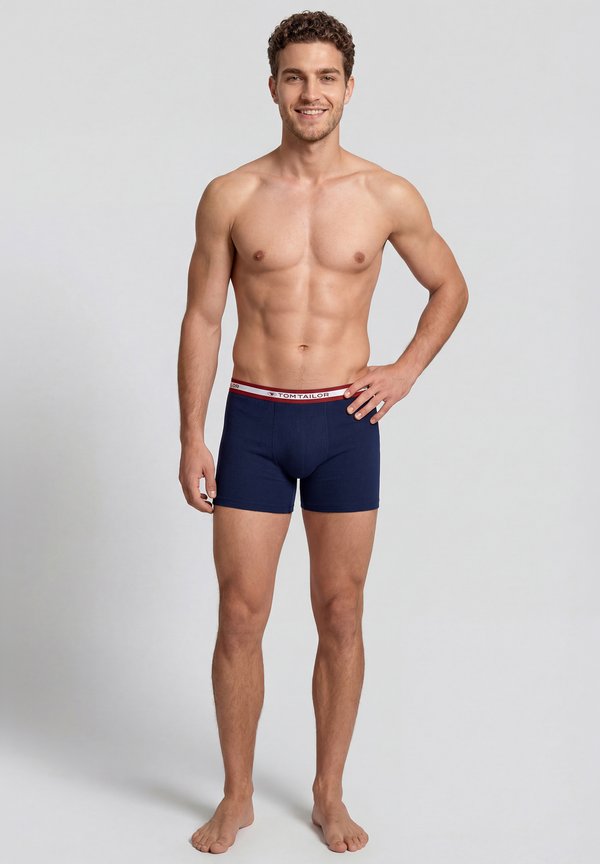 TOM TAILOR TOM TAILOR LONG-PANTS 3ER PACK - Boxer briefs - blau-dunkel-multicolor