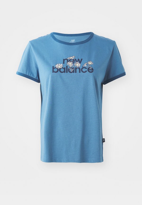 New Balance RINGER - Print T-shirt - blue