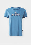 New Balance RINGER - Print T-shirt - blue