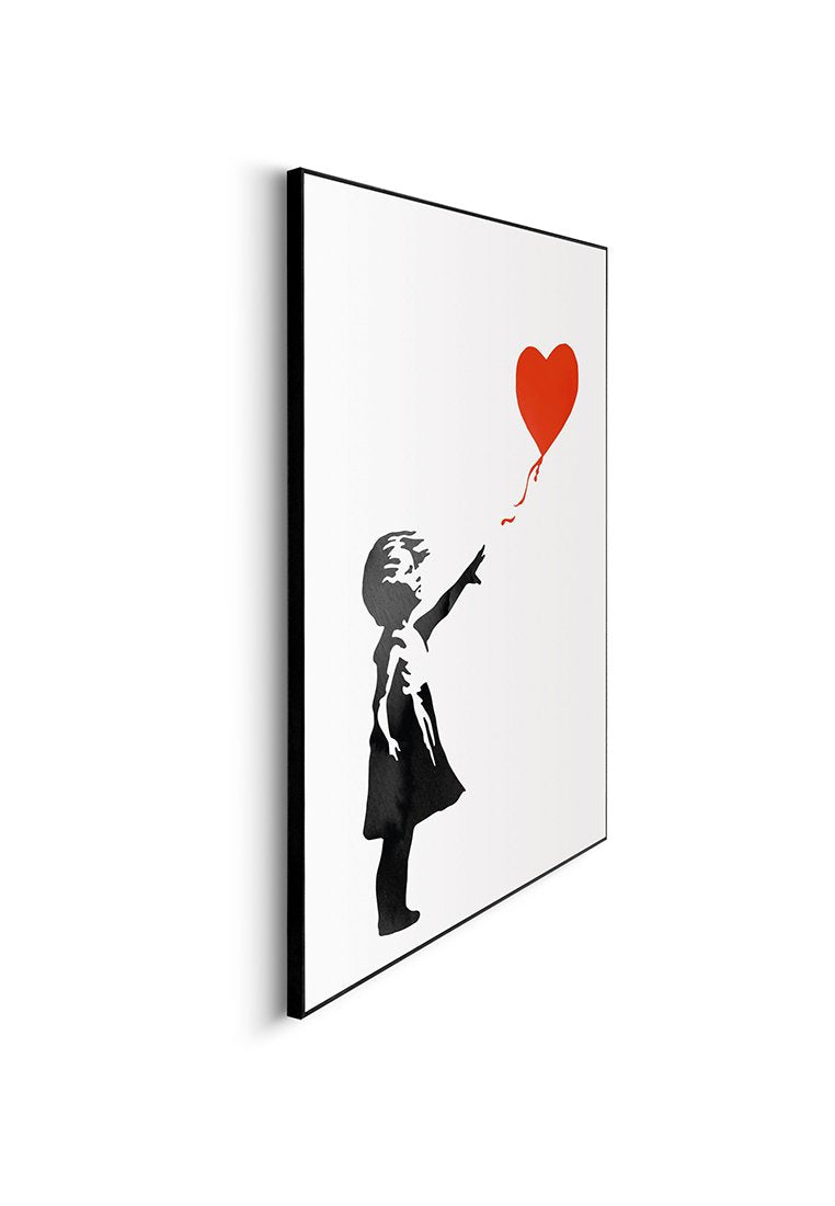 Orange Wallz GIRL WITH RED BALLON