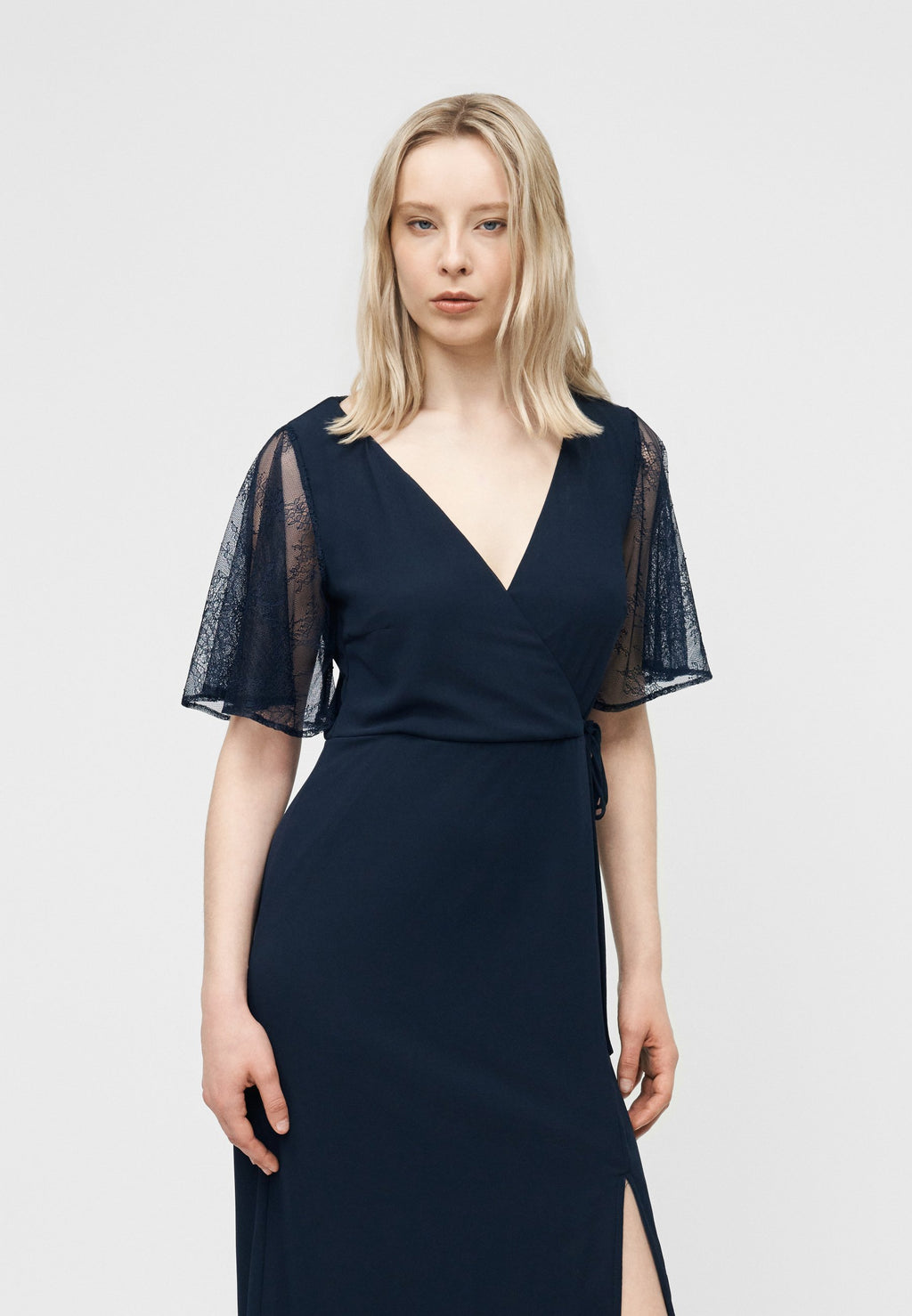 VILA VIURA V NECK ANKLE DRESS