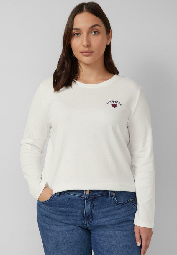 s.Oliver Long sleeved top - creme