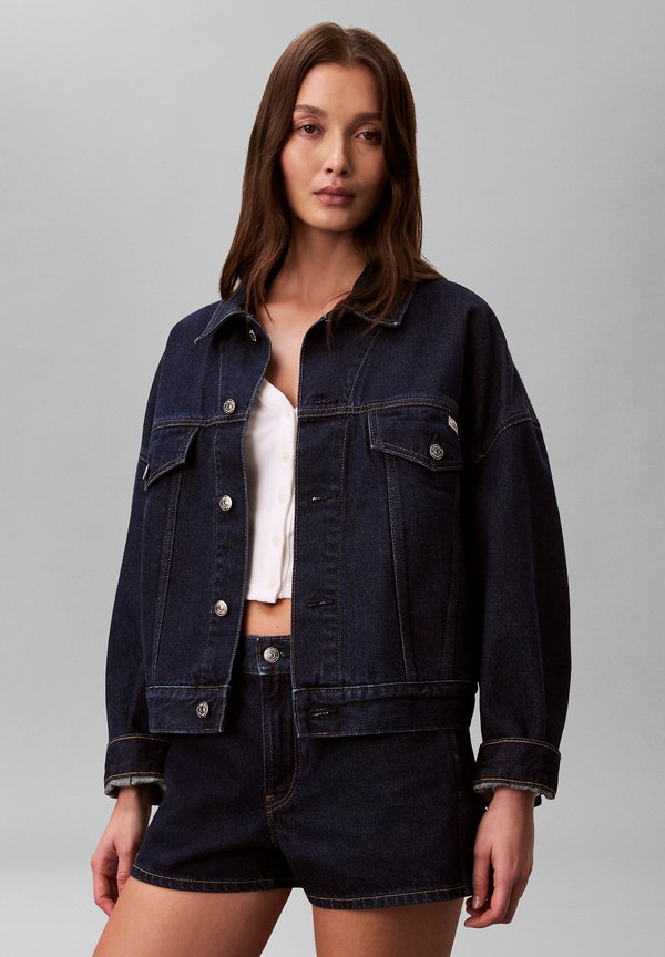 Calvin Klein Jeans RELAXED - Denim jacket - true indigo