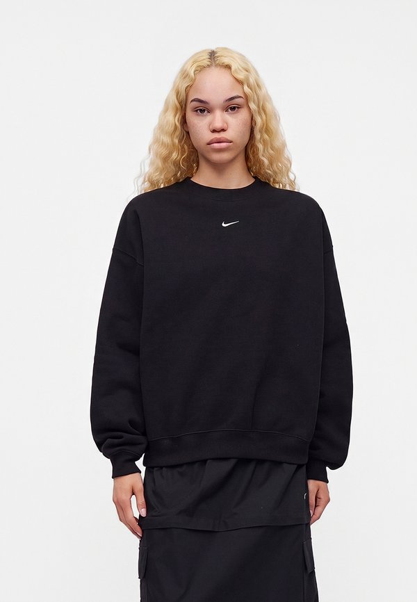 Nike Sportswear CREW - Sweatshirt - total black/sail