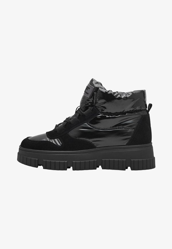 s.Oliver Platform ankle boots - black