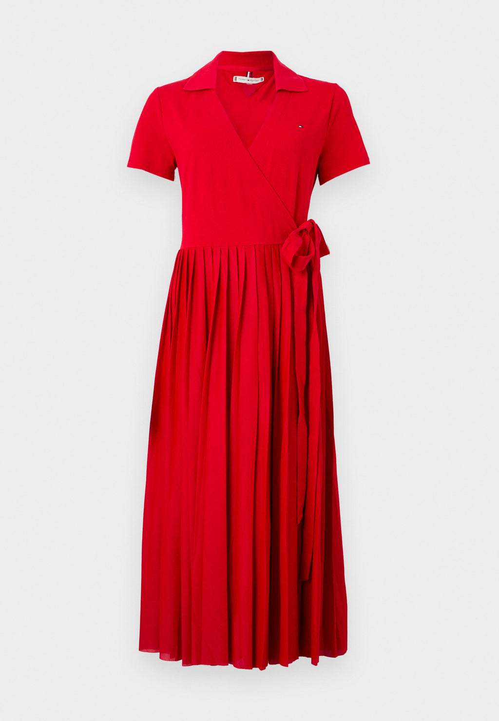 PLEATED WRAP DRESS Media 1