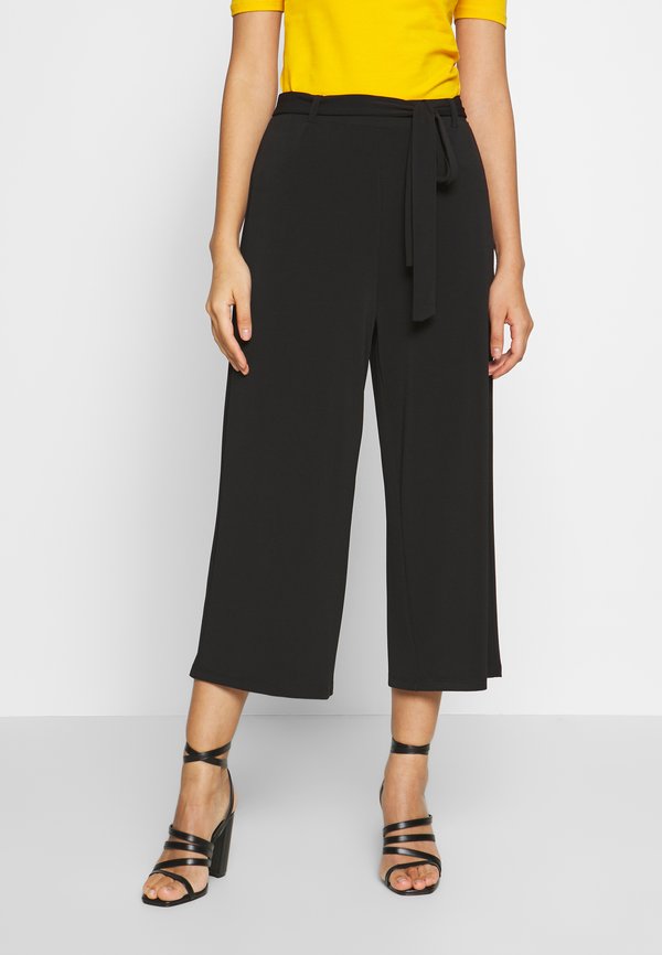 Vero Moda VMMILLA LOOSE CULOTTE PANT - Trousers - black