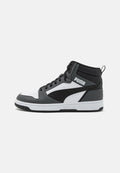Puma REBOUND V6 UNISEX - High-top trainers - white/black/shadow gray